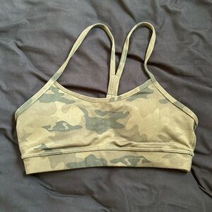 Lululemon padded camo sports bra